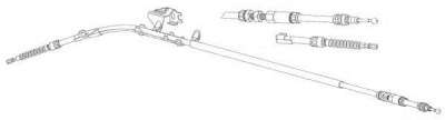 CEF vw02184 -  Трос, стояночная тормозная система