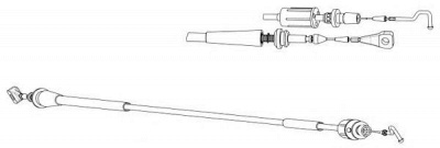 CEF vw04195 - Тросик газа