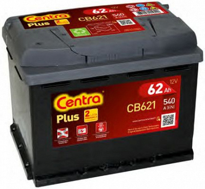 CENTRA cb621 -  Батарея аккумуляторная, 12В 62А/ч