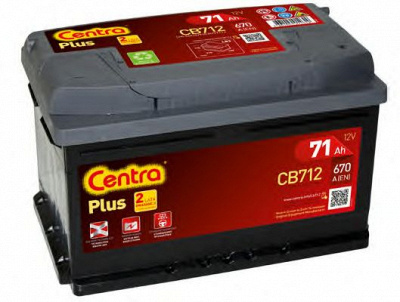CENTRA cb712 -  Батарея аккумуляторная, 12В 71А/ч