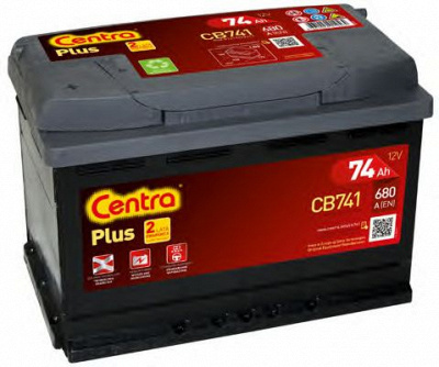 CENTRA cb741 -  Батарея аккумуляторная, 12В 74А/ч