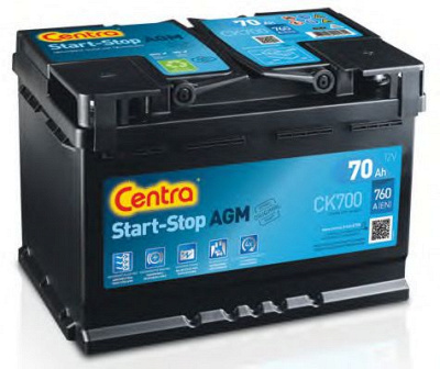 CENTRA ck700 -  Батарея аккумуляторная, 12В 70А/ч