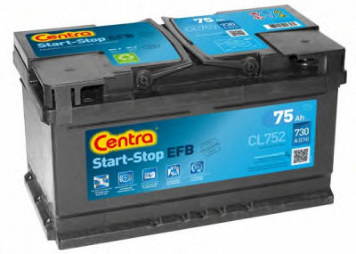 CENTRA cl752 -  Батарея аккумуляторная, 12В 75А/ч