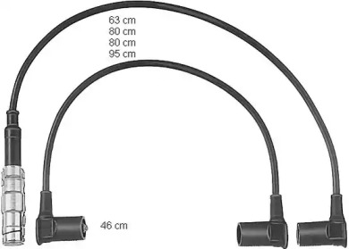 CHAMPION cls098 -  Комплект проводов зажигания
