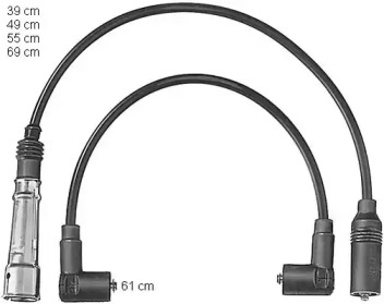 CHAMPION cls099 -  Комплект проводов зажигания