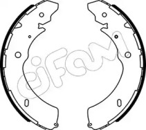 CIFAM 153572 -  Комплект тормозных колодок