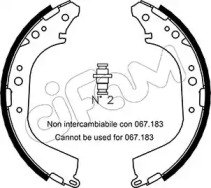 CIFAM 153607 -  Комплект тормозных колодок