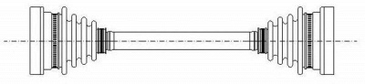 CIFAM 655213 -  Приводной вал