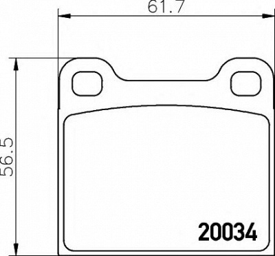 COBREQ n302 -  Комплект тормозных колодок, дисковый тормоз
