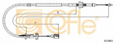 COFLE 100861 -  Тросик газа