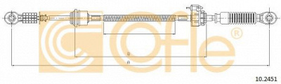 COFLE 102451 -  Трос, ступенчатая коробка передач