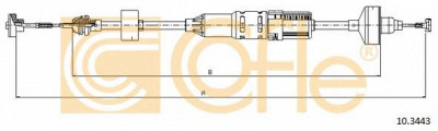 COFLE 103443 -  Трос, управление сцеплением