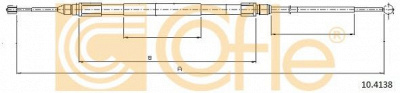 COFLE 104138 -  Трос, стояночная тормозная система
