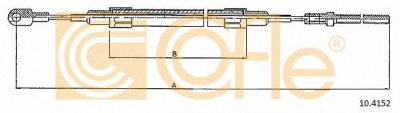 COFLE 104152 -  Трос, стояночная тормозная система