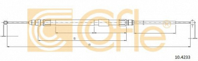 COFLE 104233 -  Трос, стояночная тормозная система