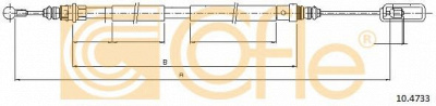 COFLE 104733 -  Трос, стояночная тормозная система