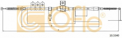 COFLE 105340 -  Трос, стояночная тормозная система