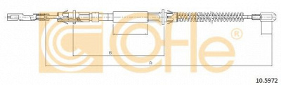 COFLE 105972 -  Трос, стояночная тормозная система