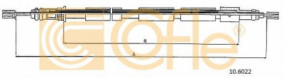 COFLE 106022 -  Трос, стояночная тормозная система