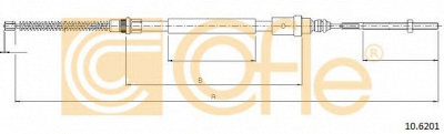 COFLE 106201 -  Трос, стояночная тормозная система