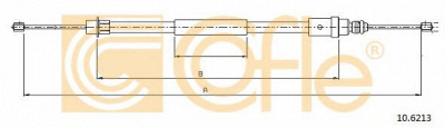 COFLE 106213 -  Трос, стояночная тормозная система