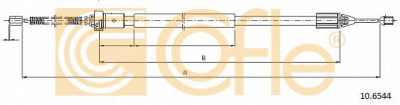 COFLE 106544 -  Трос, стояночная тормозная система