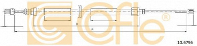 COFLE 106796 -  Трос, стояночная тормозная система
