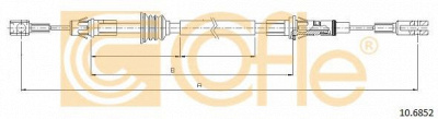 COFLE 106852 -  Трос, стояночная тормозная система