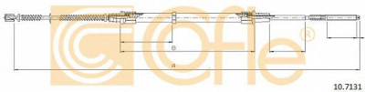 COFLE 107131 -  Трос, стояночная тормозная система