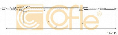 COFLE 107135 -  Трос, стояночная тормозная система