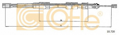 COFLE 10720 -  Трос, стояночная тормозная система