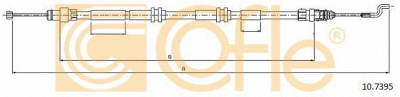 COFLE 107395 -  Трос, стояночная тормозная система