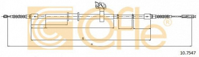 COFLE 107547 -  Трос, стояночная тормозная система