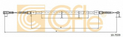 COFLE 107559 -  Трос, стояночная тормозная система