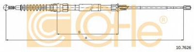 COFLE 107626 -  Трос, стояночная тормозная система