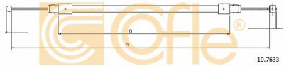 COFLE 107633 -  Трос, стояночная тормозная система