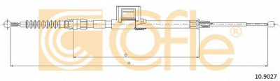 COFLE 109027 -  Трос, стояночная тормозная система