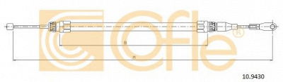 COFLE 109430 -  Трос, стояночная тормозная система