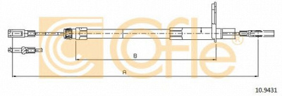 COFLE 109431 -  Трос, стояночная тормозная система