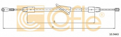COFLE 109443 -  Трос, стояночная тормозная система