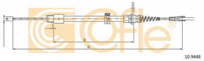 COFLE 109448 -  Трос, стояночная тормозная система