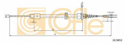 COFLE 109453 -  Трос, стояночная тормозная система