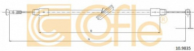 COFLE 109835 -  Трос, стояночная тормозная система