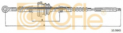 COFLE 109845 -  Трос, стояночная тормозная система