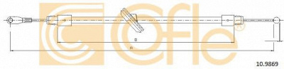 COFLE 109869 -  Трос, стояночная тормозная система