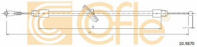COFLE 109870 -  Трос, стояночная тормозная система