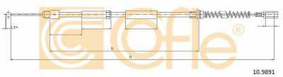 COFLE 109891 -  Трос, стояночная тормозная система