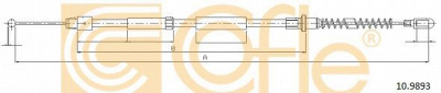 COFLE 109893 -  Трос, стояночная тормозная система