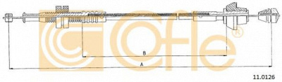 COFLE 110126 -  Тросик газа
