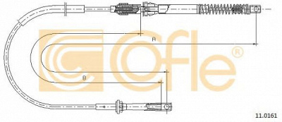 COFLE 110161 -  Тросик газа
